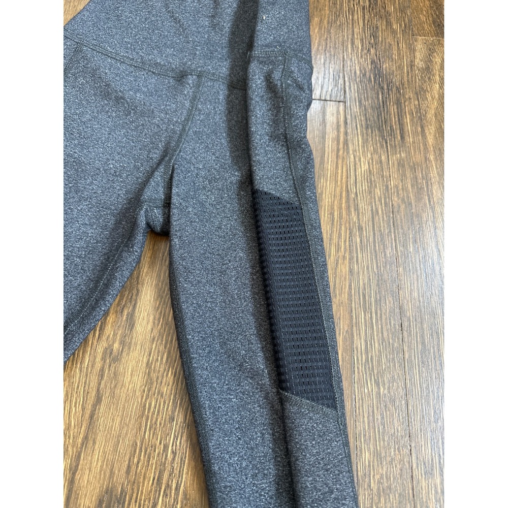 Beyond Yoga Womens Gray Heather Mesh Panel Side Pocket Leggings Size S Small (5) - Picture 5 of 8